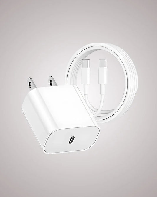 Cargador de iPhone 35W con Doble Puerto USB-C/Lightning